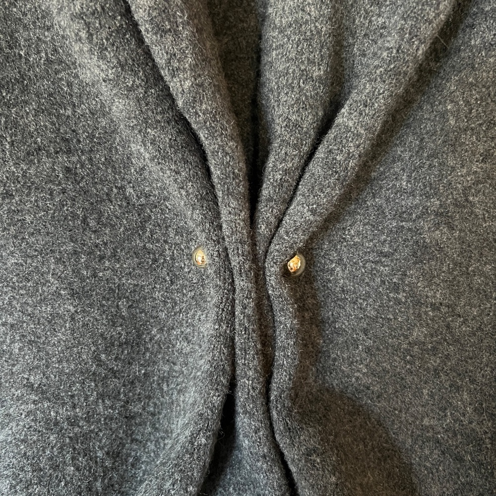 EUC ZARA Blogger Favorite Gray Knit Cardigan Sweater US Size SMALL - Picture 10 of 12